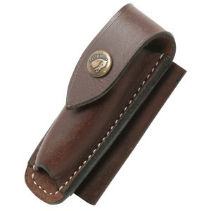  MiOYOOW Pocket Knife Sheath, 4'' Leather Knife Pouch